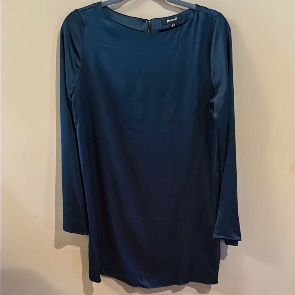 Madewell Shift Mini Dress smoky spruce - Picture 2 of 7